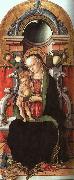 Carlo Crivelli Madonna and Child Enthroned with a Donor oil